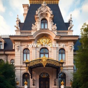 Hotel Front Elevation Design for Commercial Buildings No-7927
