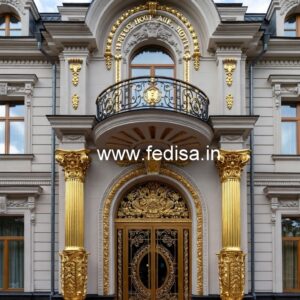 Luxury Hotel Building Front Elevation Design No-7933