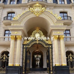 Luxury Hotel Elevation Design with Royal Look No-7938
