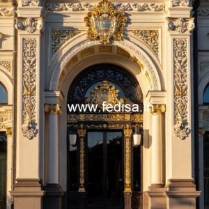 Hotel Building Elevation Design with Modern Appeal No-7939