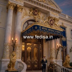Hotel Elevation Design with Minimalist Style No-7946