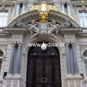Hotel Elevation Design with Premium Materials No-7951