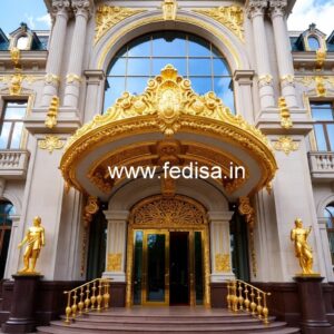 Elegant Hotel Exterior Design with Modern Features No-7952