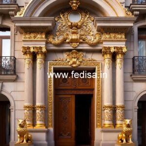 Luxury Hotel Front Facade Design Inspiration No-7953