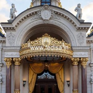 Hotel Exterior Front Design with Luxury Appeal No-7956
