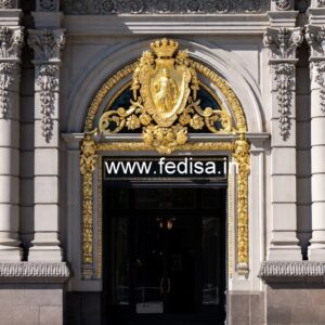 Modern Hotel Elevation Design with Luxury Facade No-7969