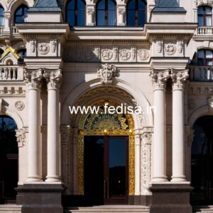 Grand Hotel Elevation Design for Luxury Stay No-7989