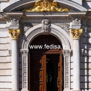 Elegant Hotel Exterior Front Design Concepts No-7990