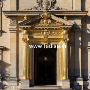 Hotel Front Architecture Design with Modern Luxury No-7994