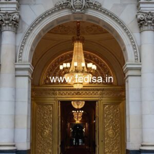 Stylish Hotel Exterior Elevation for Resorts No-7995