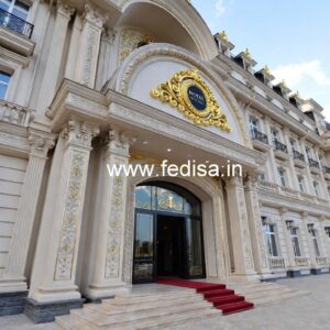 Hotel Front Elevation Design No-8003