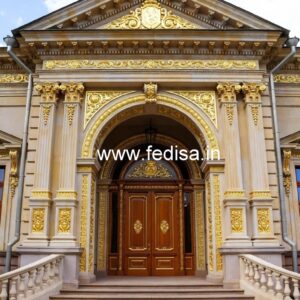Elegant Luxury Hotel Exterior Elevation Designs No-8204