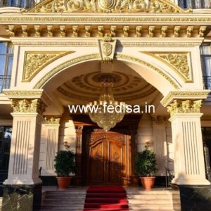Modern Hotel Exterior Elevation with Luxury Appeal No-8211