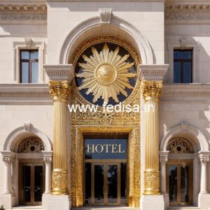 Luxury Hotel Exterior Facade Design Inspiration No-8215