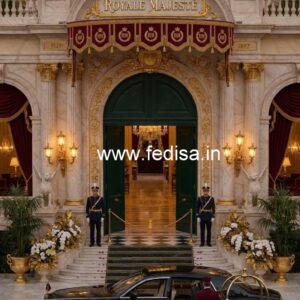 Luxury Hotel Front View Elevation Designs No-8217