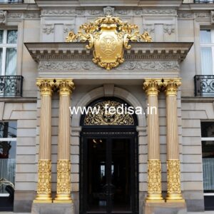 Luxury Hotel Facade with Modern Lighting No-8220