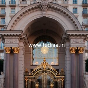 Modern Hotel Facade Design with Luxury Style No-8231