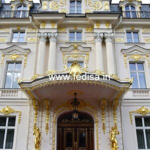Luxury Hotel Exterior with Elegant Finish No-8235