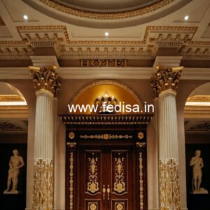 Hotel Exterior Elevation for Luxury Stay No-8245