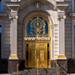 Elegant Hotel Elevation Design with Luxury Appeal No-8263