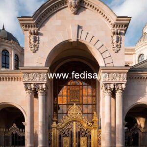 Luxury Hotel Elevation with Contemporary Style No-8273