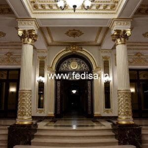 Luxury Resort Elevation with Elegant Lighting No-8290