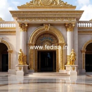 Elegant Hotel Front Design with Luxury Style No-8303