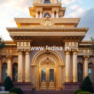 Luxury Hotel Exterior with Royal Appeal No-8315