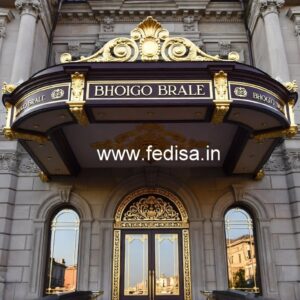 Luxury Hotel Exterior with Premium Lighting No-8326