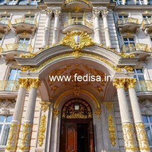 Luxury Hotel Facade Design with Artistic Lighting No-8355