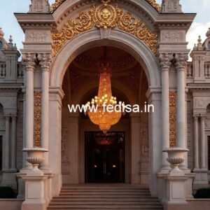 Luxury Hotel Front Design with Elegant Features No-8358