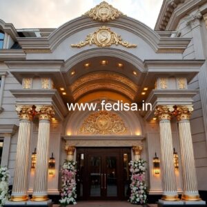 Luxury Hotel Exterior with Designer Facade No-8360
