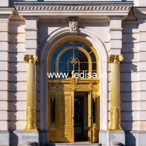 Modern Luxury Resort Front Elevation Design No-8372