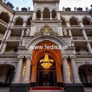Contemporary Luxury Hotel Front Architecture No-8379