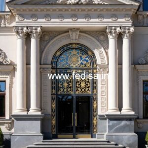 Luxury Hotel Exterior with Minimal Elegance No-8380