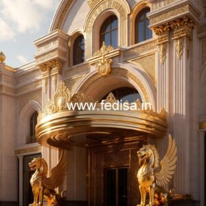 Elegant Luxury Front Facade for Hotels No-8393