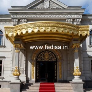 Elegant Hotel Main Gate Design for Premium Properties No-8403