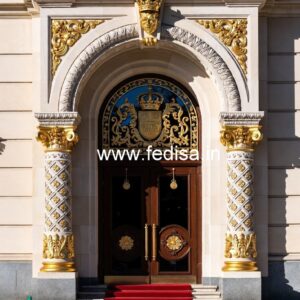 Stunning Hotel Entrance Gate Design for Grand Welcome No-8415