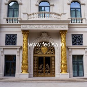 Decorative Hotel Gate Design for Modern Buildings No-8417
