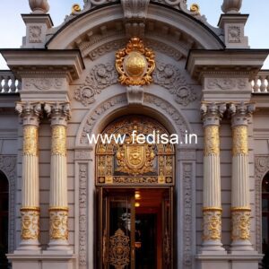 Modern Resort Gate Design for Hotel Entrances No-8420