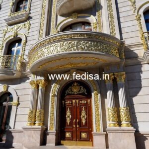 Elegant Hotel Driveway Entrance Gate Design No-8421