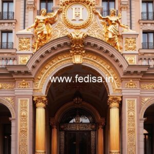 Hotel Entrance Gate Design with Contemporary Appeal No-8422