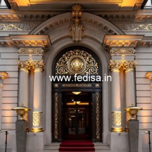 Hotel Gate Design with Luxury Modern Aesthetic No-8426