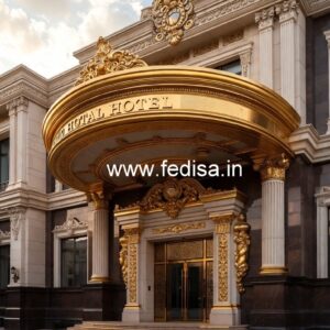 Modern Hotel Exterior Entrance Gate Inspiration No-8439
