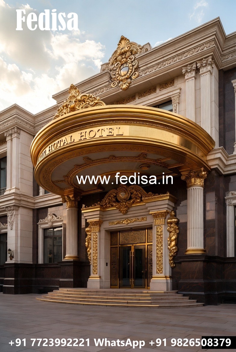 Modern Hotel Exterior Entrance Gate Inspiration No-8439