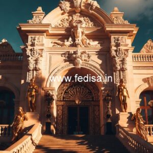 Decorative Main Gate Design for Luxury Hotels No-8458