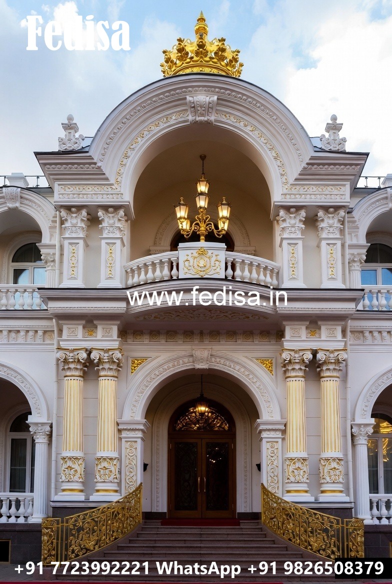 Grand Hotel Entrance Design with Elegant Gates No-8463