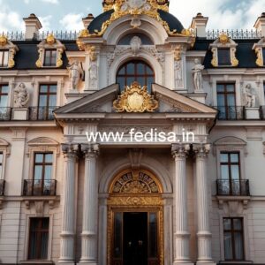 Modern Resort Entrance Gate Design for Luxury Stay No-8464