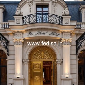 Resort Hotel Entrance Gate Design with Water Features No-8468