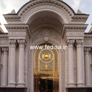 Modern Hotel Entrance Gate Design with Luxury Appeal No-8479